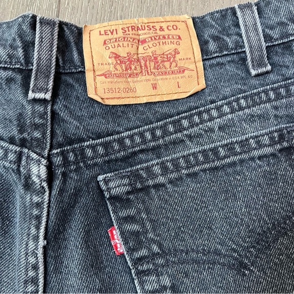 Vintage‎ 1993 Levi's black mom jeans size 11 - Picture 5 of 12